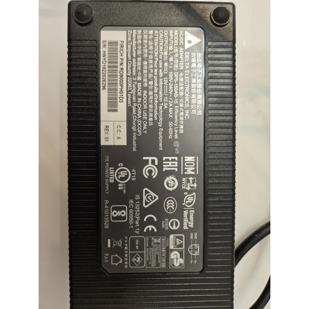 1PC DELTA DPS-150AB-15 12V 12.5A 4-Pin 150W Power Supply AC Adapter Charger